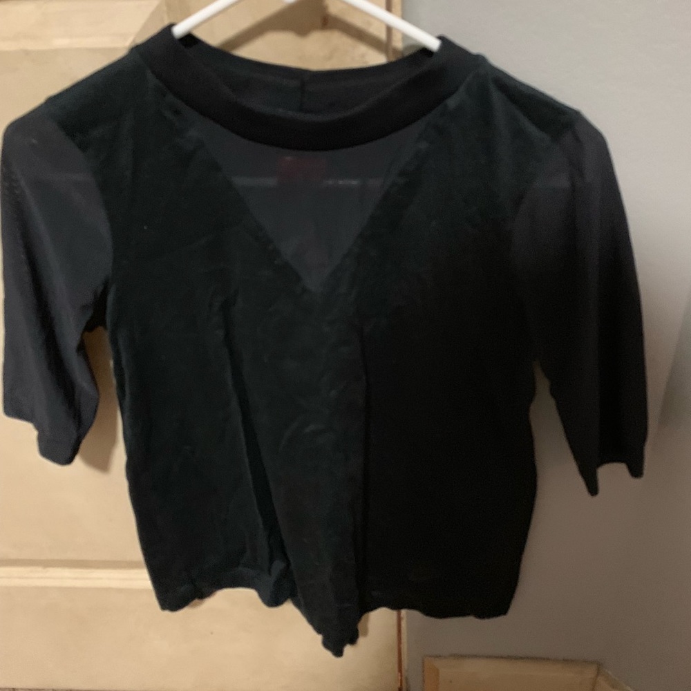 Black Nike mesh T-shirt